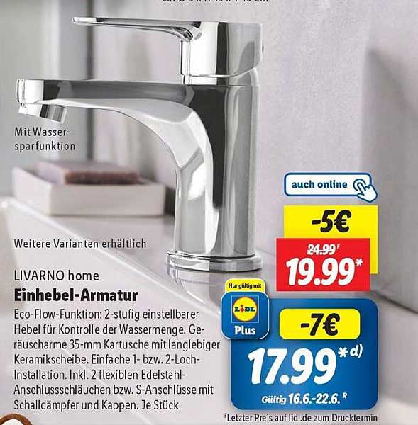 LIVARNO home Einhebel-Armatur