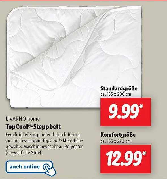 LIVARNO home TopCool®-Steppbett