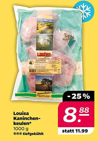 Louisa Kaninchenkeulen 1000 g - tiefgekühlt