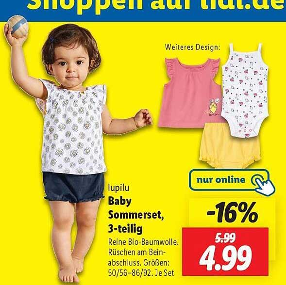 lupilu Baby Somerset, 3-teilig