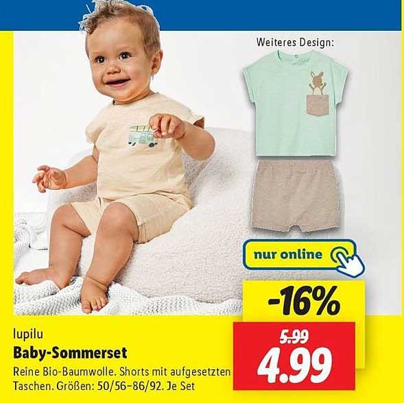lupilu Baby-Sommer Set
