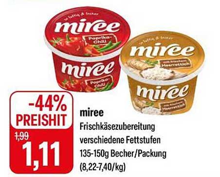 miree Frischkäsezubereitung - Paprika Chili und mehr