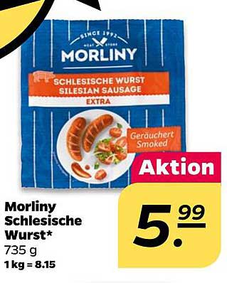 Morliny Schlesische Wurst 735 g