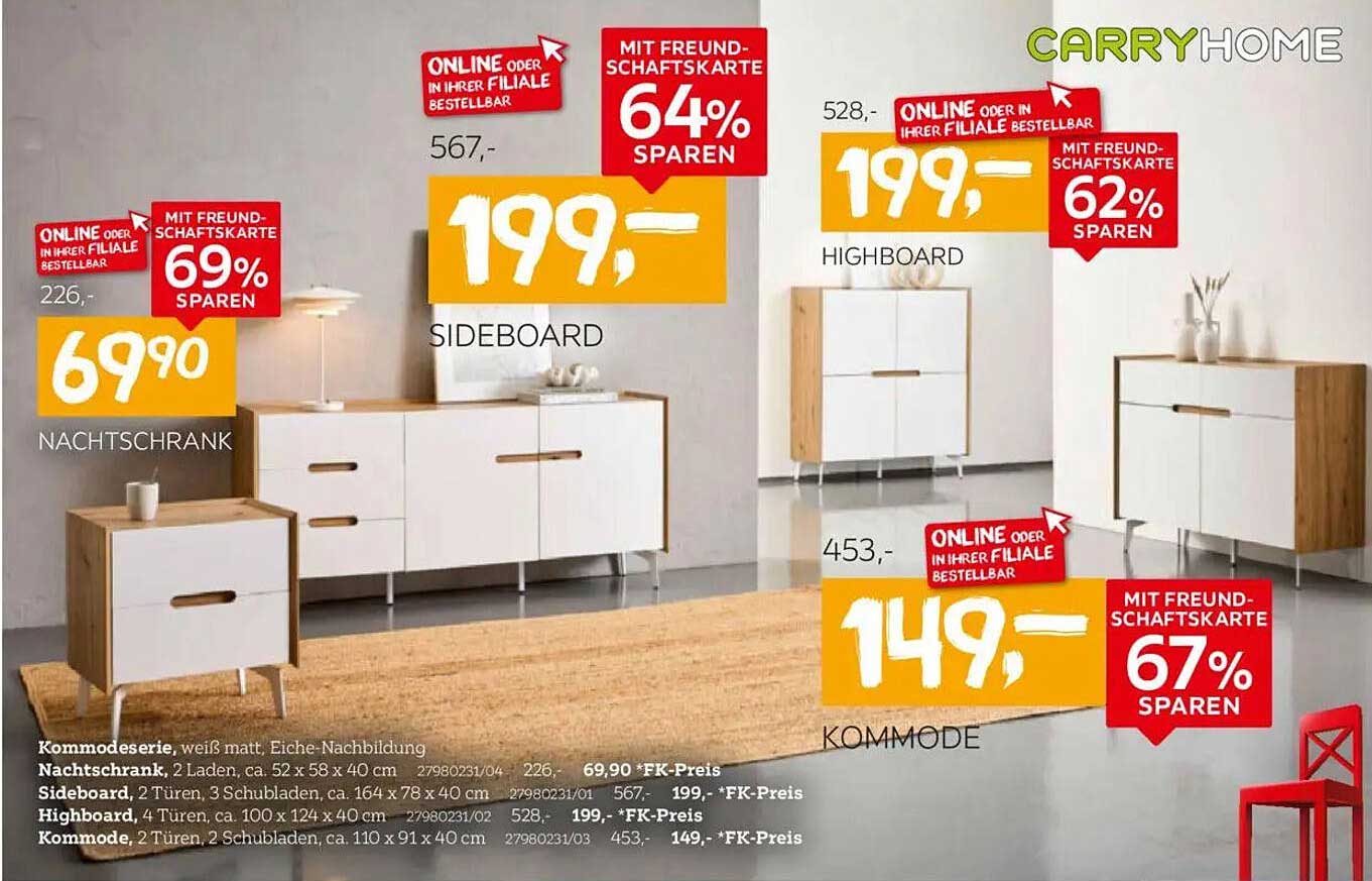 Nahtloses Design mit dem XXXLutz Nachtisch - nur 69,90 € statt 226,00 €