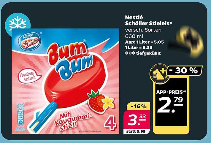 Nestlé Schöller Stieleis* versch. Sorten 660 ml