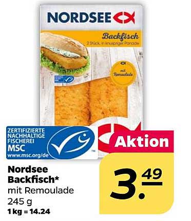 Nordsee Backfisch mit Remoulade 245 g