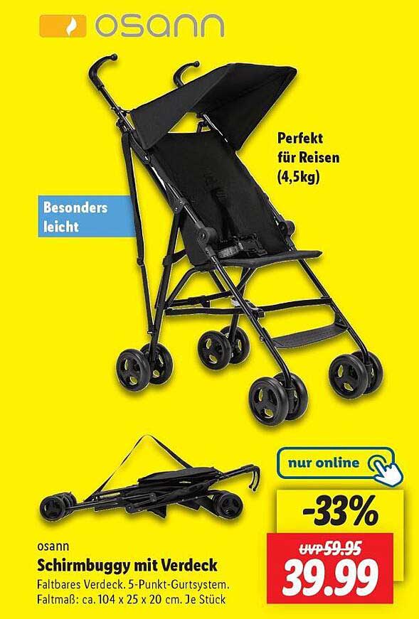 osann Schirmbuggy mit Verdeck