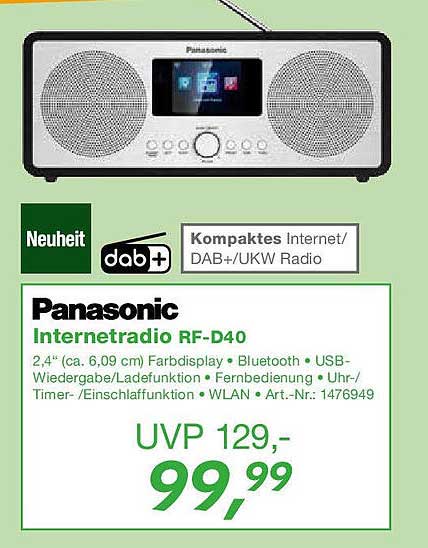 Panasonic Internetradio RF-D40