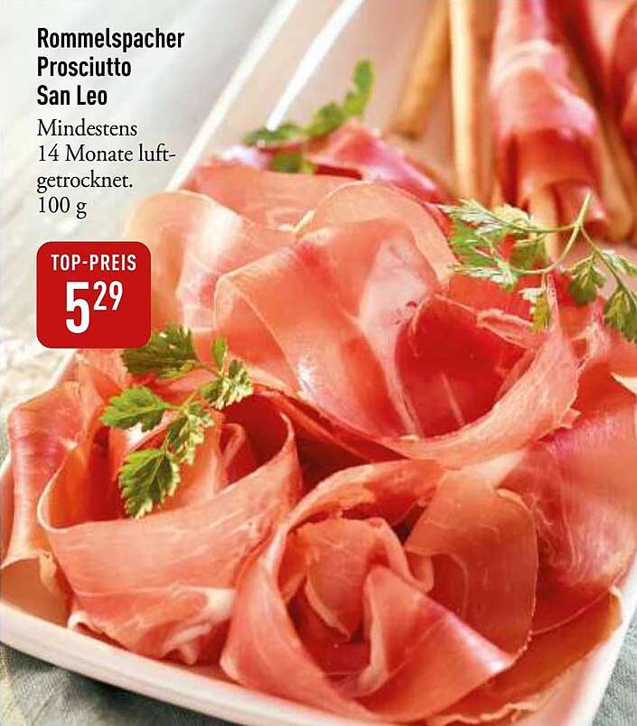 Rommelspächer Prosciutto San Leo, 100 g