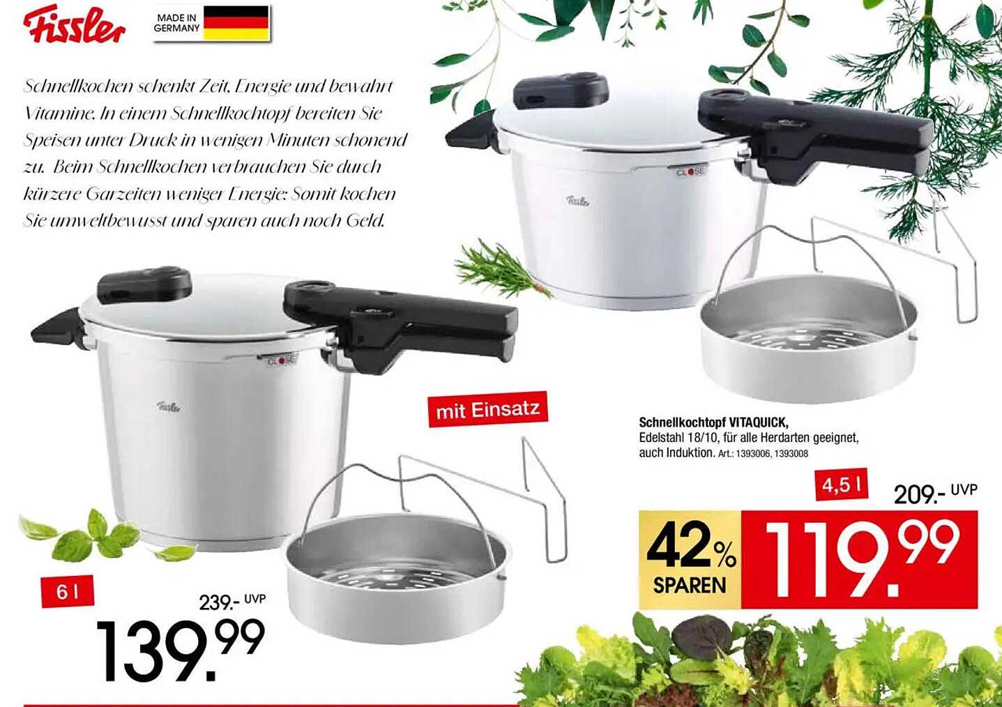 Schnellkochtopf VITAQUICK