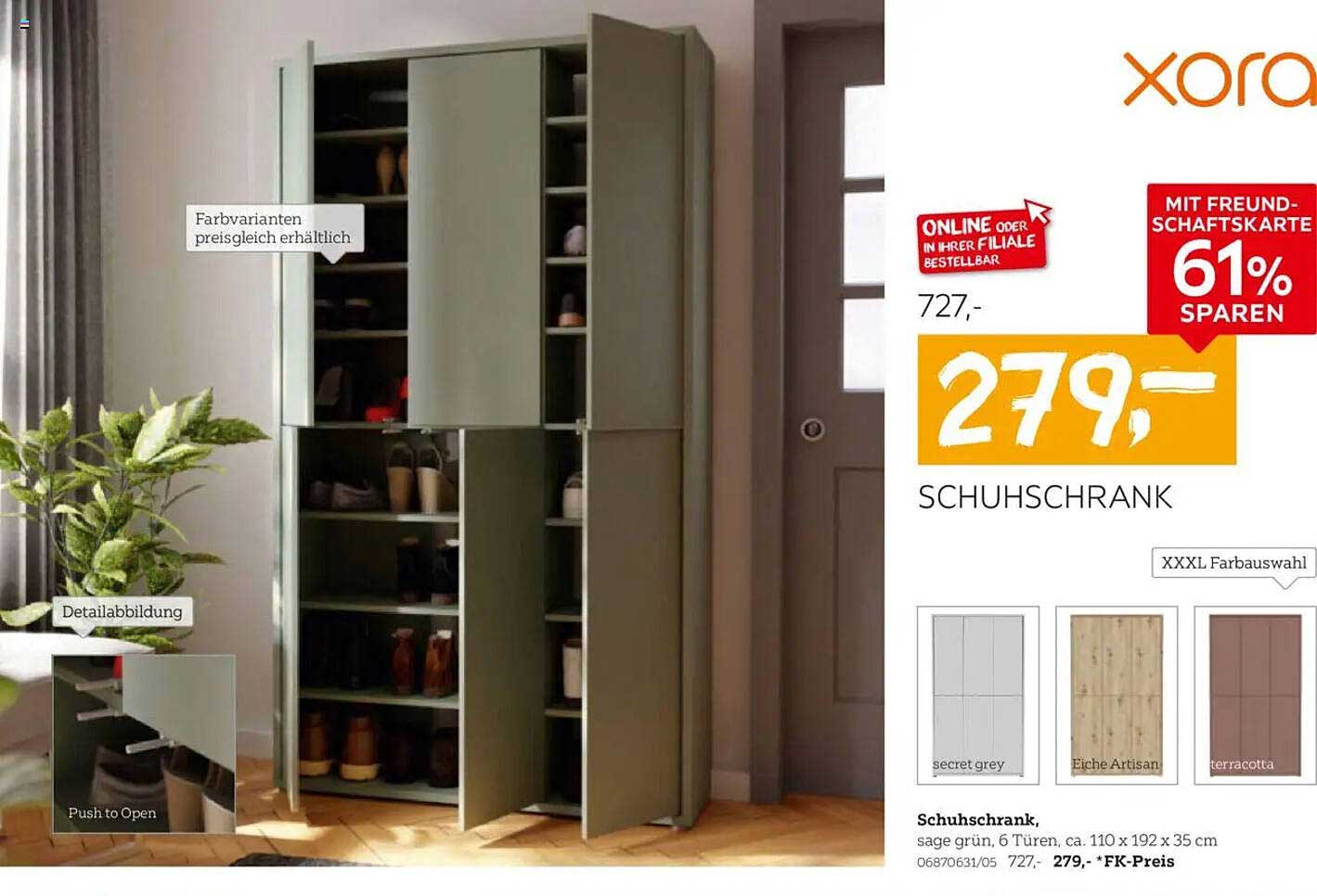 Schuhschrank in sage grün – stylisch und funktional