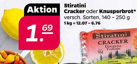 Stiratini Cracker oder Knusperbrot - Aktion