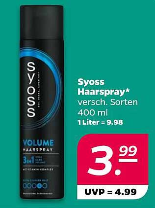 Syoss Haarspray 400 ml - Verschiedene Sorten