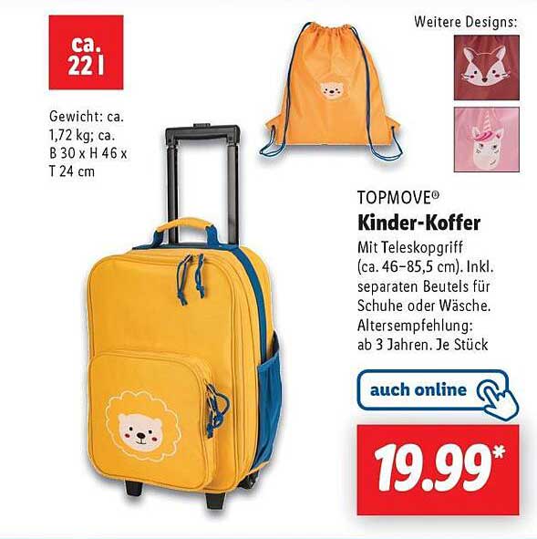TOPMOVE® Kinder-Koffer