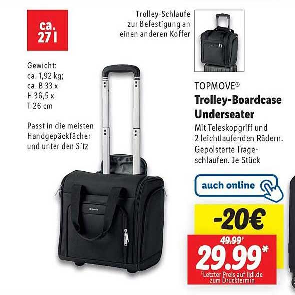 TOPMOVE® Trolley-Boardcase Underseater