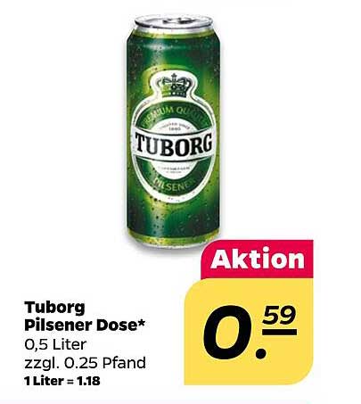 Tuborg Pilsener Dose 0,5 Liter