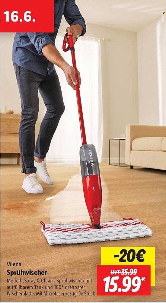 Vileda Sprühwischer "Spray & Clean"
