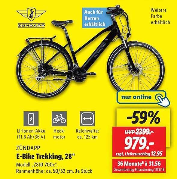 ZÜNDAPP E-Bike Trekking, 28"