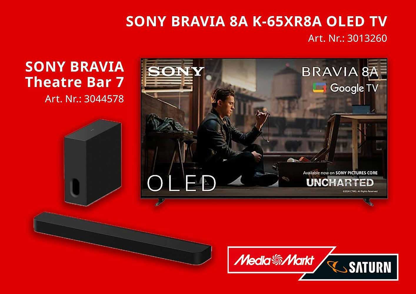 SONY BRAVIA 8A K-65XR8A OLED TV