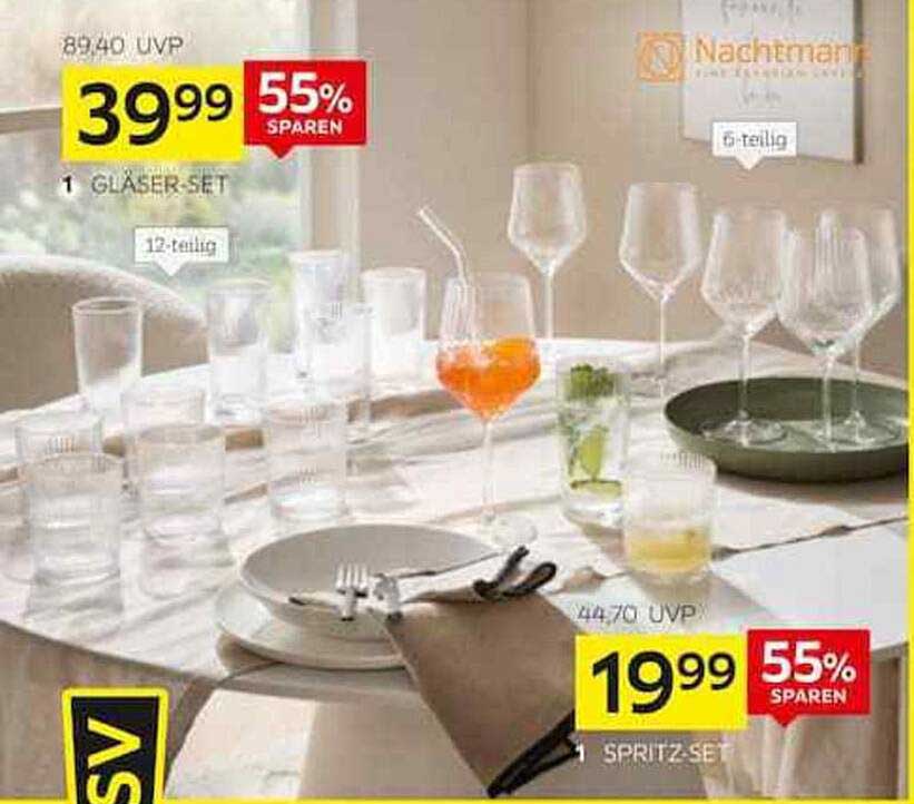 12-teiliges Gläser-Set von Nachtmann