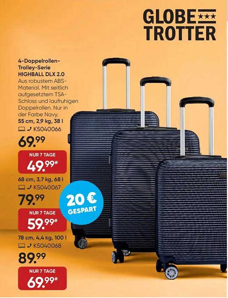 4-Doppelrollen-Trolley-Serie HIGHBALL DLX 2.0