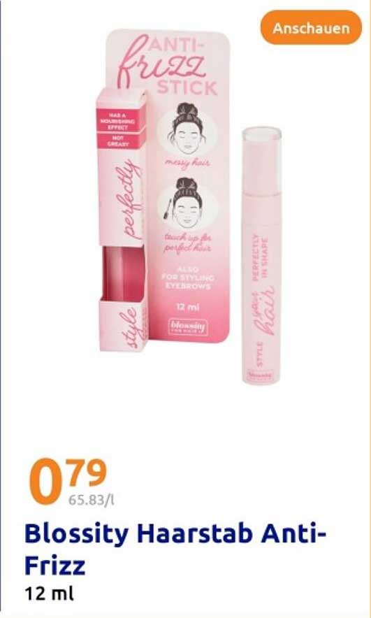 Blossity Haarstab Anti-Frizz 12 ml