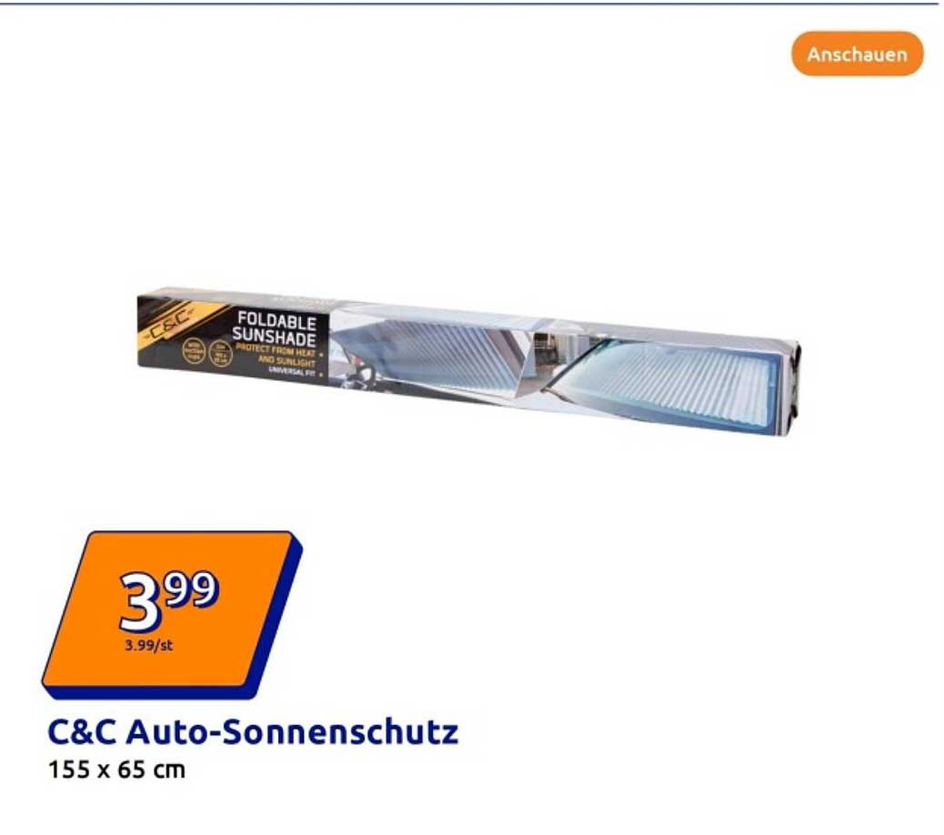 C&C Auto-Sonnenschutz 155 x 65 cm
