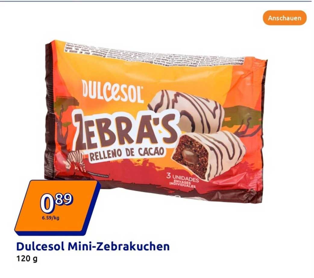 Dulcesol Mini-Zebrakuchen 120 g