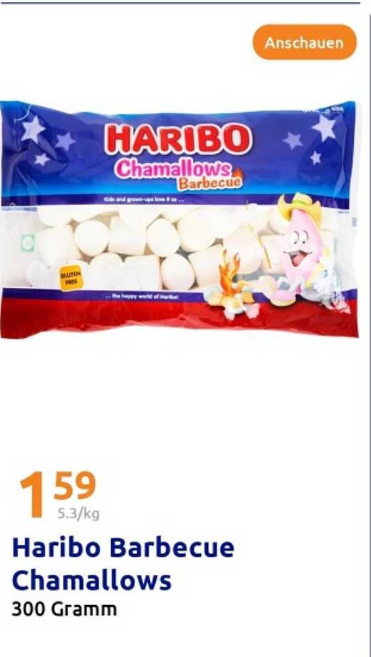 Haribo Barbecue Chamallows 300 Gramm