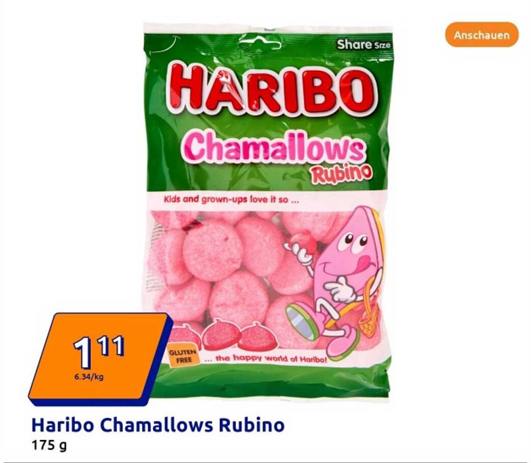 Haribo Chamallows Rubino 175 g