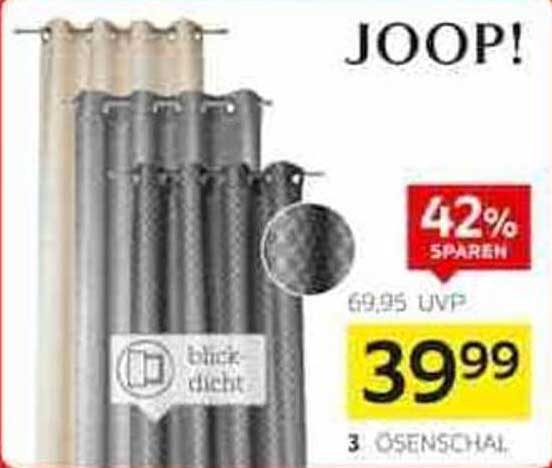 JOOP! Ösenschal - blickdicht