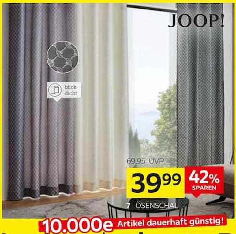 JOOP! Ösensjal, Blickdicht, 7 Ösenschal