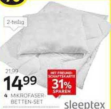 Mikrofaser-Betten-Set (2-teilig) von sleeptex
