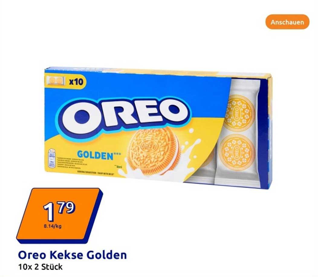 Oreo Kekse Golden 10x2 Stück