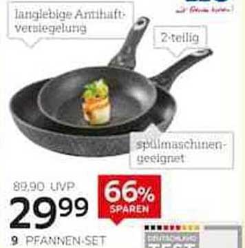 Pfannen-Set 2-teilig mit langlebiger Antihaftversiegelung