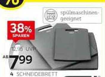 Schnäppchen: 4-teiliges Schneidebrett-Set