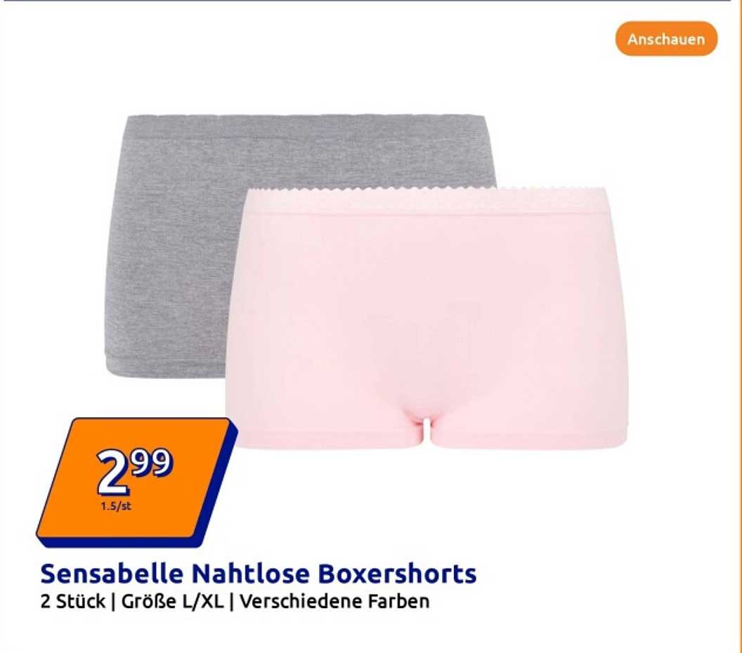 Sensabelle Nahtlose Boxershorts 2 Stück
