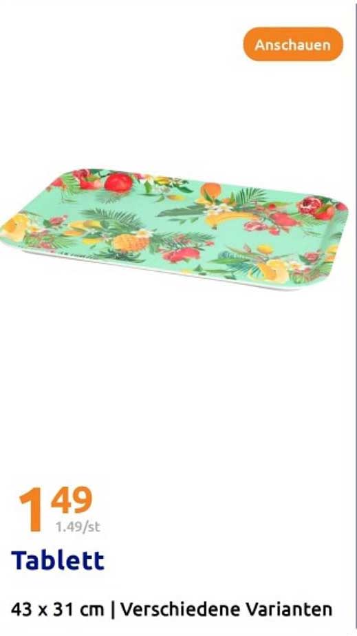 Tablett - 43 x 31 cm | Verschiedene Varianten