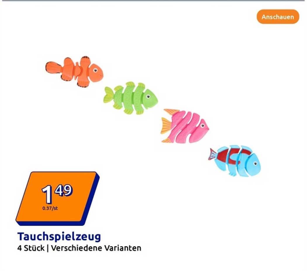 Tauchspielzeug 4 Stück | Verschiedene Varianten