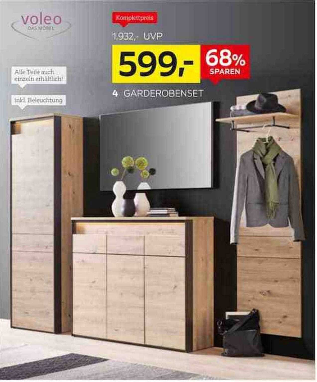 Voleo 4 Garderoben Set - Komplettpreis: 599 €