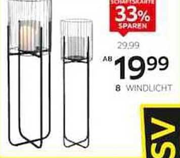 Windlicht - 33% sparen auf stilvolle Beleuchtung