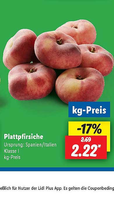 Plattpfirsiche