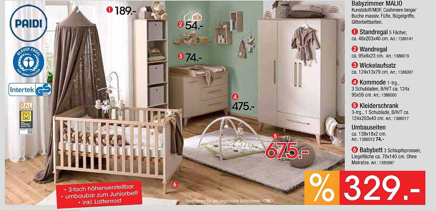 Babyzimmer MALIO – Komfortabel und Stylish