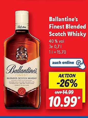 Ballantine's Finest Blended Scotch Whisky