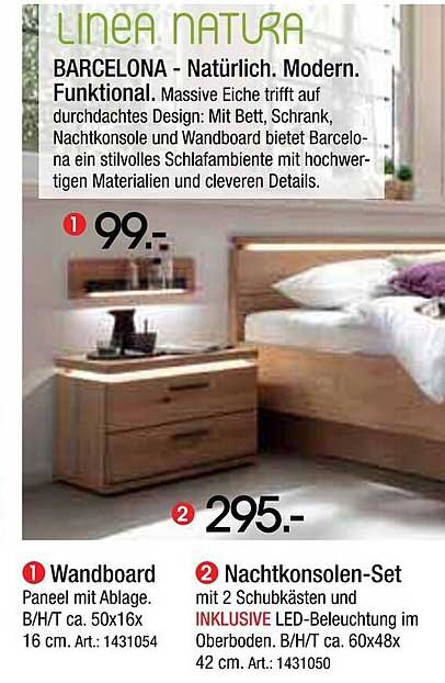 BARCELONA - Natürlich. Modern. Funktional.