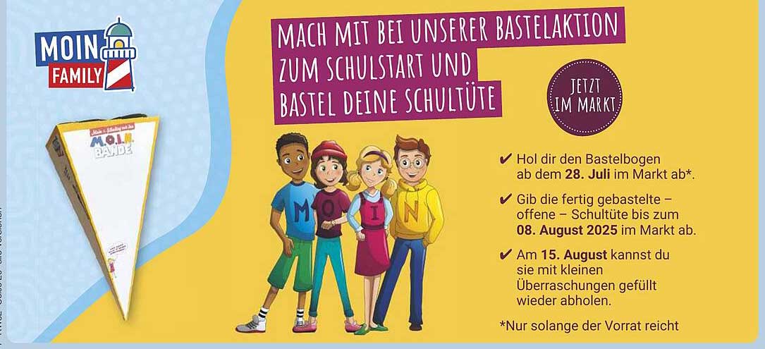 Bastelaktion zum Schulstart – Gestalte deine eigene Schultüte