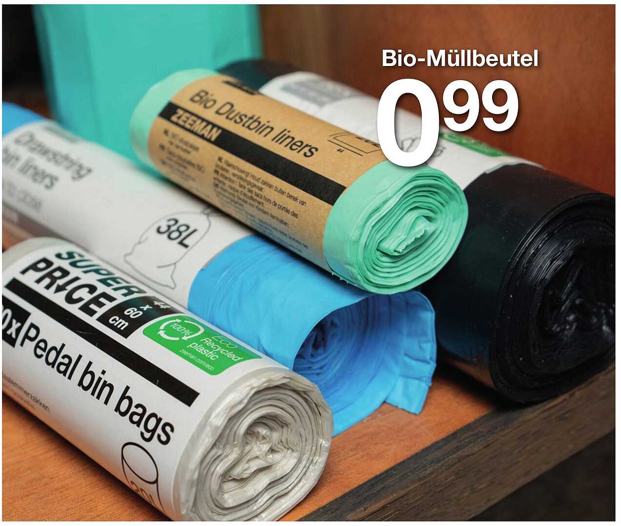 Bio-Müllbeutel 38L - Zeeman