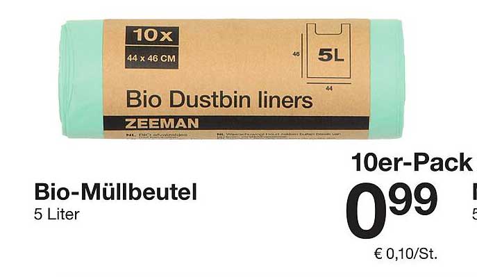 Bio-Müllbeutel 5 Liter