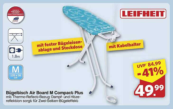 Bügelisch Air Board M Compact Plus