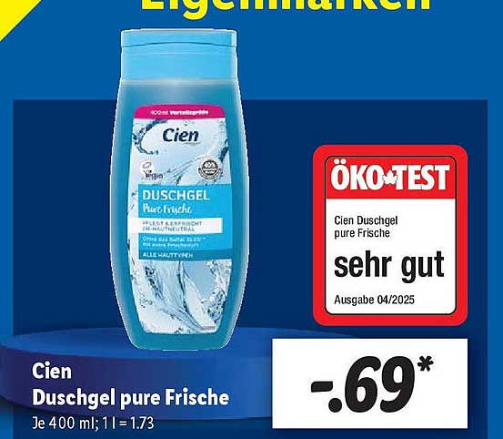 Cien Duschgel pure Frische